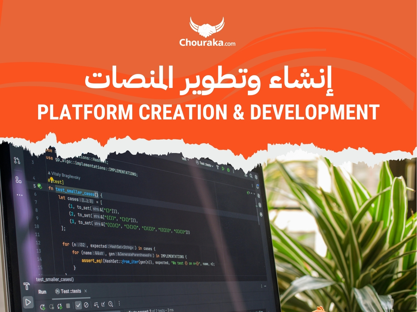 خدمة إنشاء وتطوير المنصات  Système